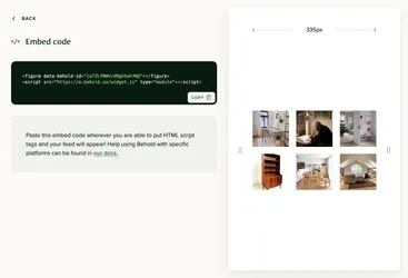 5. Get your embed code