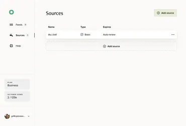 Your new source